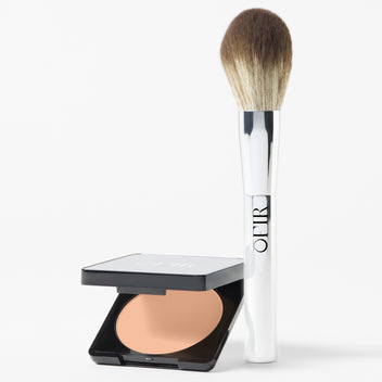 OFIR bundle including The Cloud Powder Brush and Press & set in a nude shade