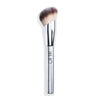 OFIR angled brush with two-tone synthetic bristles and silver handle