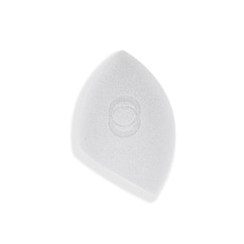 white beauty blender with ofir logo on a white background