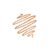 latte brow trace pencil stroke showcasing a light brown pigmentation on a white background