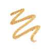 gold eye liner pencil stroke  on a white background