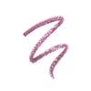 Soft pink lip liner pencil stroke showcasing texture and pigmentation on a white background.
