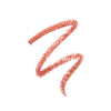 Swatch of a creamy, copper-toned lip liner with a smooth texture and rich pigmentation.