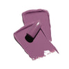 Mauve lipstick smear with a broken tip, showcasing a rich, creamy texture.