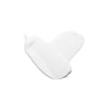 Smooth, creamy white lotion swatch with a glossy finish.