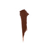 Deep chocolate brown cream makeup swatch with a smooth, glossy texture