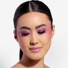 Full face make up look showcasing a mauve eyeshadow