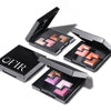 Image of 4 eyeshadow palettes. Three are open showcasing the colors and variation