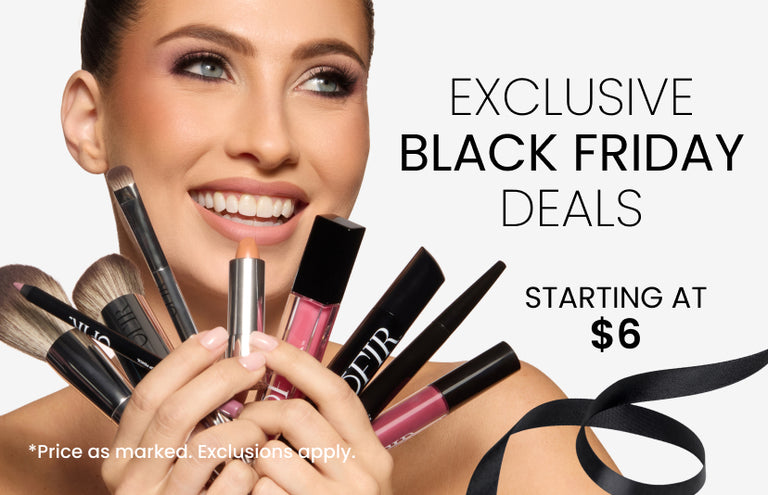 Promo Banner. Text reads: "Exclusive Black Friday Deals. Starting at $6" *Price as marked. Exclusions apply