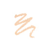 A swatch of beige-colored makeup displays a smooth, zigzag application on a white background, showcasing its creamy and blendable texture.