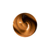A swirl of rich brown creamy texture with glossy highlights.