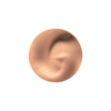 A swirl of smooth, creamy beige product with a glossy finish.