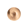 A swirl of smooth, beige liquid or cream with a glossy texture on a white background.