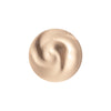 A swirl of smooth, creamy beige lotion on a white background.