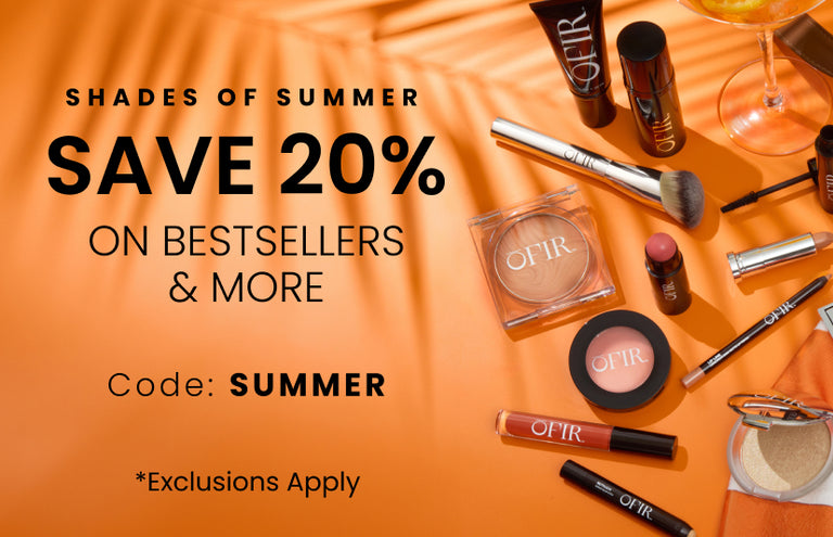 Promotional Banner. Text reads "Shades Of Summer. Save 20% on bestsellers & more. Code: SUMMER"

*Exclusions Apply