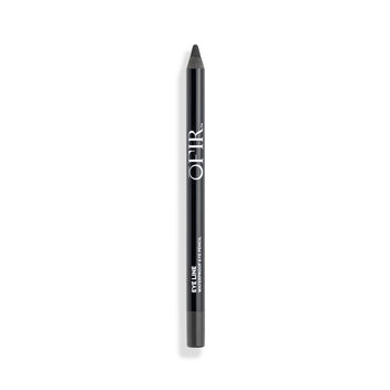 Black waterproof eyeliner pencil with "OFIR" branding, designed for precise application.