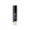 Elegant black and transparent bottle of foundation featuring the brand name ÒFIR in bold white lettering.